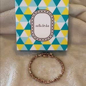 Stella & Dot Hera Coil Bracelet - Rose Gold